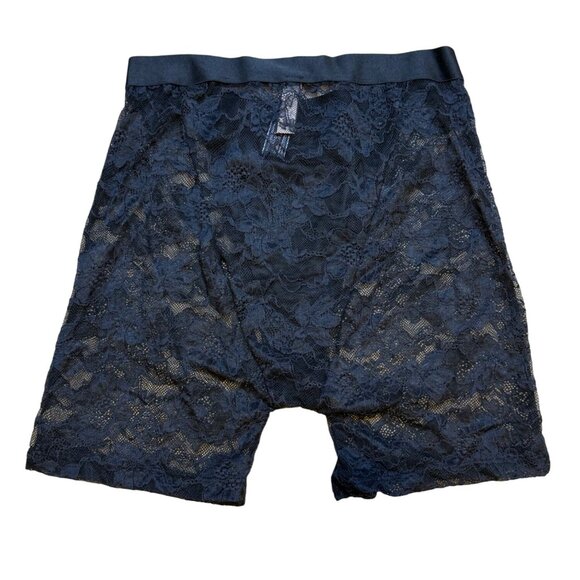 Victorias Secret Black Lace‎ Boxer Briefs S Comfortable Stretch NWT - Picture 2 of 6